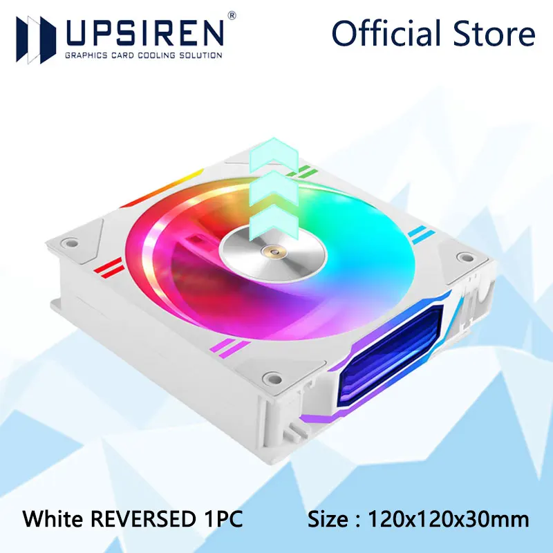 High-Performance Black Computer Case Cooling Fan with ARGB Lighting and PWM Control