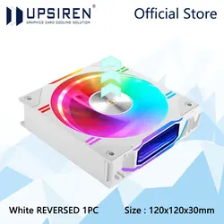 High - Performance Black Computer Case Cooling Fan with ARGB Lighting and PWM Control (Other)