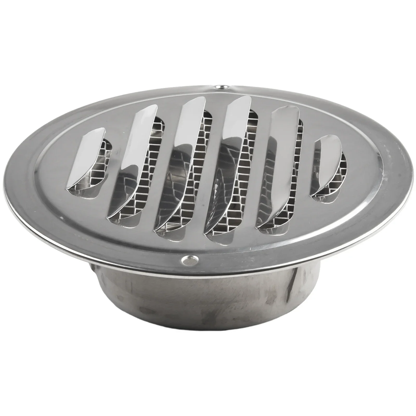 70 300mm Round Stainless Steel Vent Grille Exterior Wall Duct Ventilation Tools Exhaust Grille Cover Cooling Heating Vents Cap