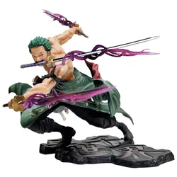 Roronoa Zoro Three - Blade Anime Figure - 18cm Collectible Manga Statue Action Figure (A 1pcs)