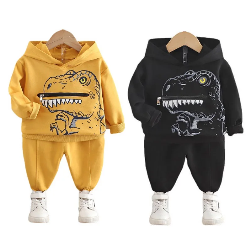 

2pcs Baby Boys Clothing Sets Cotton Long Sleeve Hooded Sweatshirts+Pants Toddler Boy Clothes Spring Autumn Baby Clothing Casual