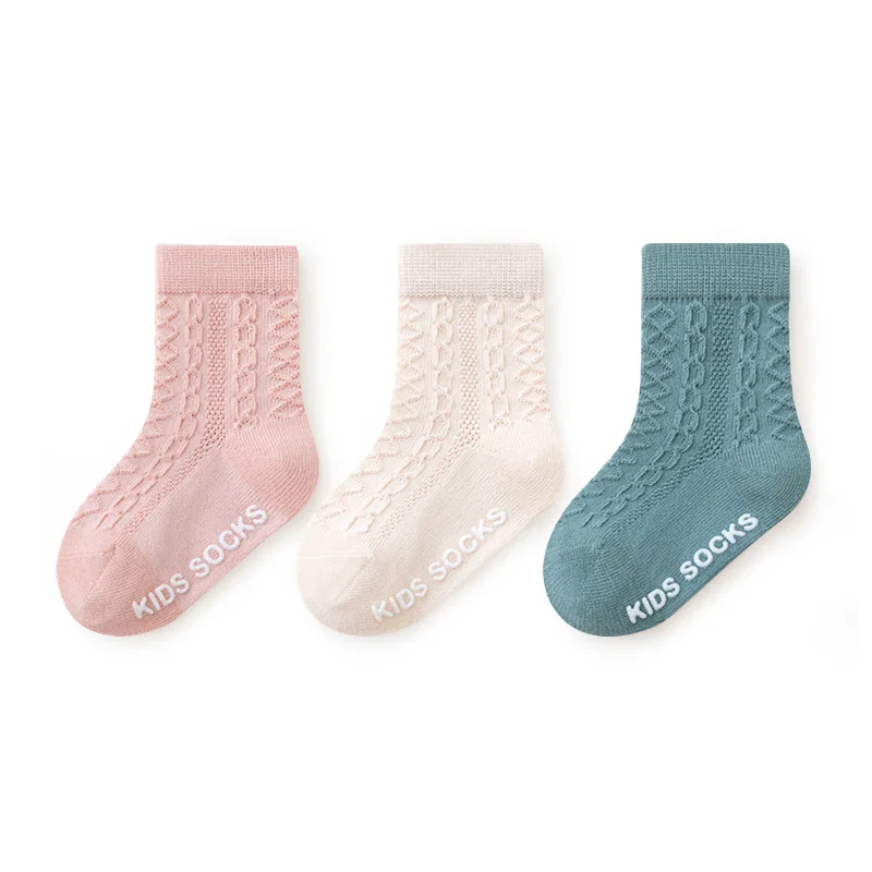 3Pairs/set Baby Socks For Newborn 0-5Y Summer Spring Children's Cotton Non-slip Floor Sock non slip floor socks baby socks children socks