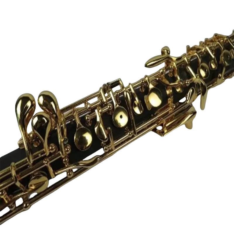 Excellent semiautomatic composite wood concert oboe,gold-plating C key