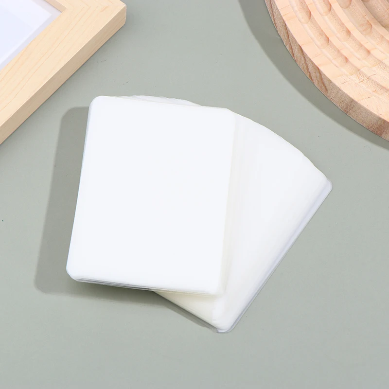 100PCS Thermal Laminating Film PET for Photo/Files/Card/Picture Lamination Pouch Laminator Hot Laminator Film, lamination film