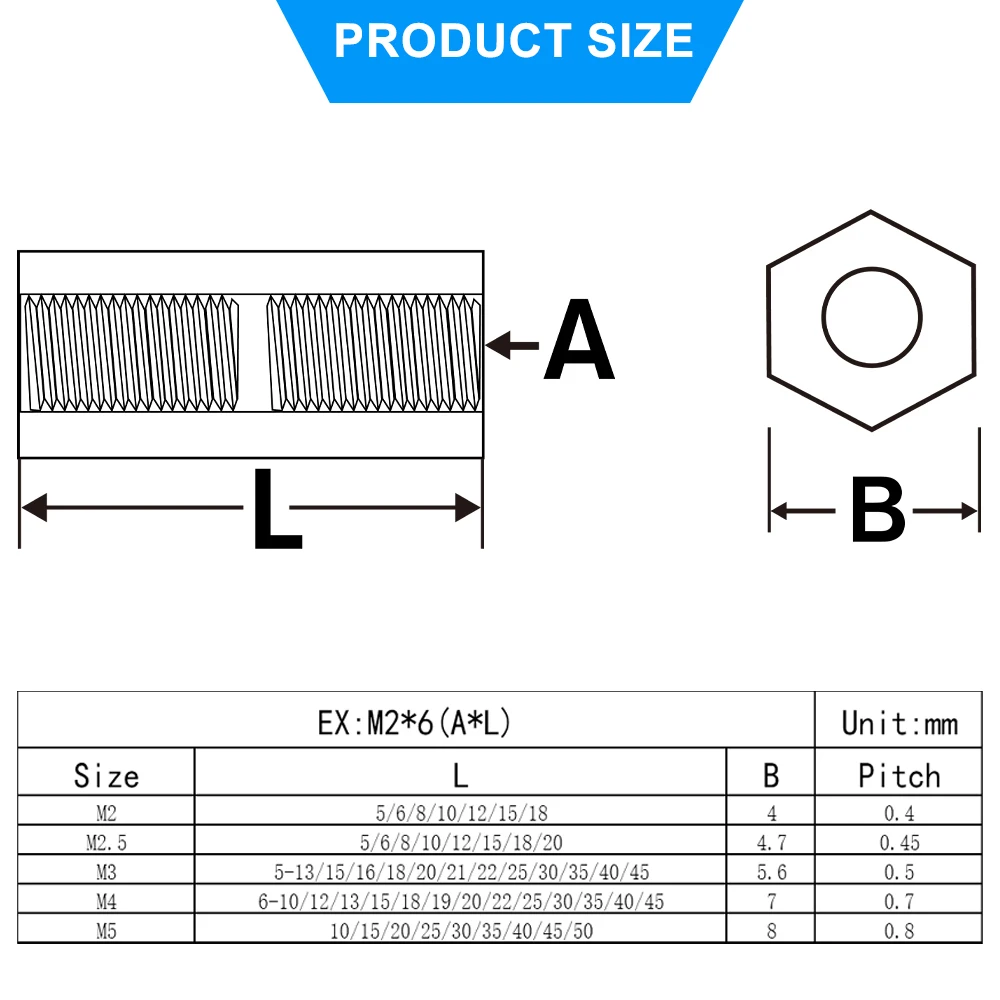 M2 M2.5 M3 M4 Nylon Hex Female Standoff Plastic Mount Hexagon Thread PCB Motherboard Spacer Pillar Board Nut nylon spacer screw,nylon screw,pcb screw spacer,plastic standoff spacer