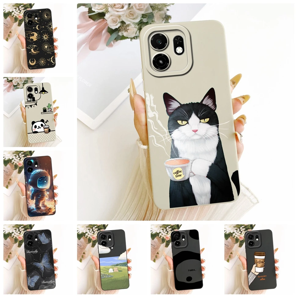 Luxury Floral Phone Case - Fashionable Silicone Cover with Cute Painted Design
