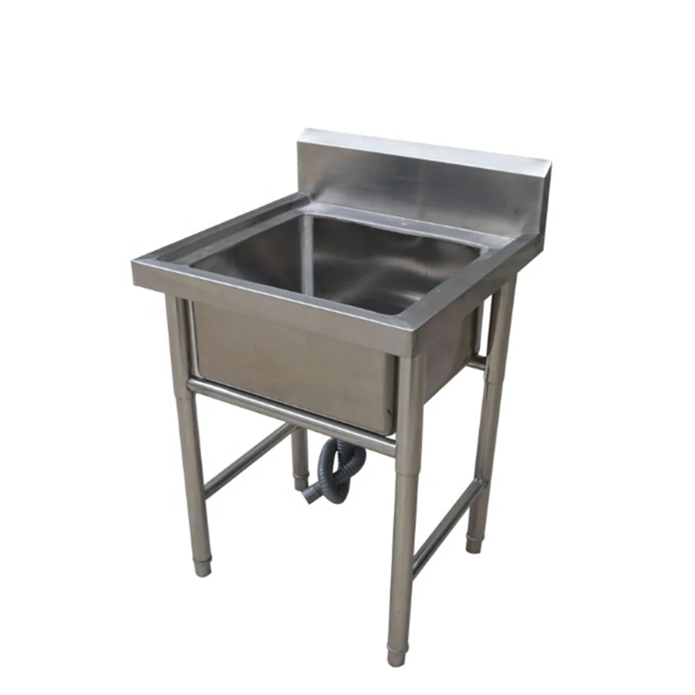 60*60*80cm Stainless Steel Single Bowl Kitchen Sink