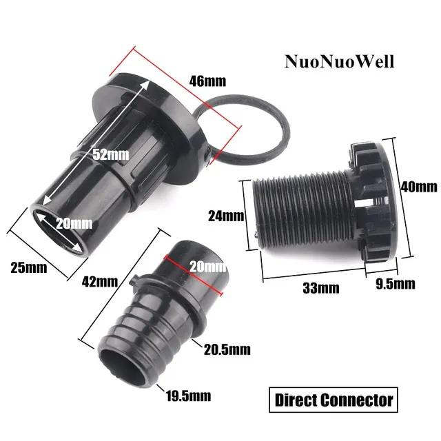 1Pc 20 Mm -Es Akváriumi Szerelvények Halak Tartály Közvetlen Könyök Víz -Vízelvezető Vízi Kisállat -Aljzat Pvc Csőcsatlakozók Tömlőcsomag - Image 4