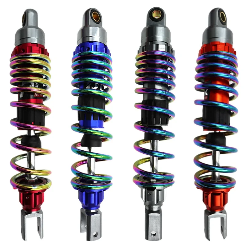 유니버설 320mm 오토바이 컬러 포커스 쇼크 업소버 (스즈키 혼다 야마하 BWS ATV 등 오토바이용 매직 쇼크 업소버)