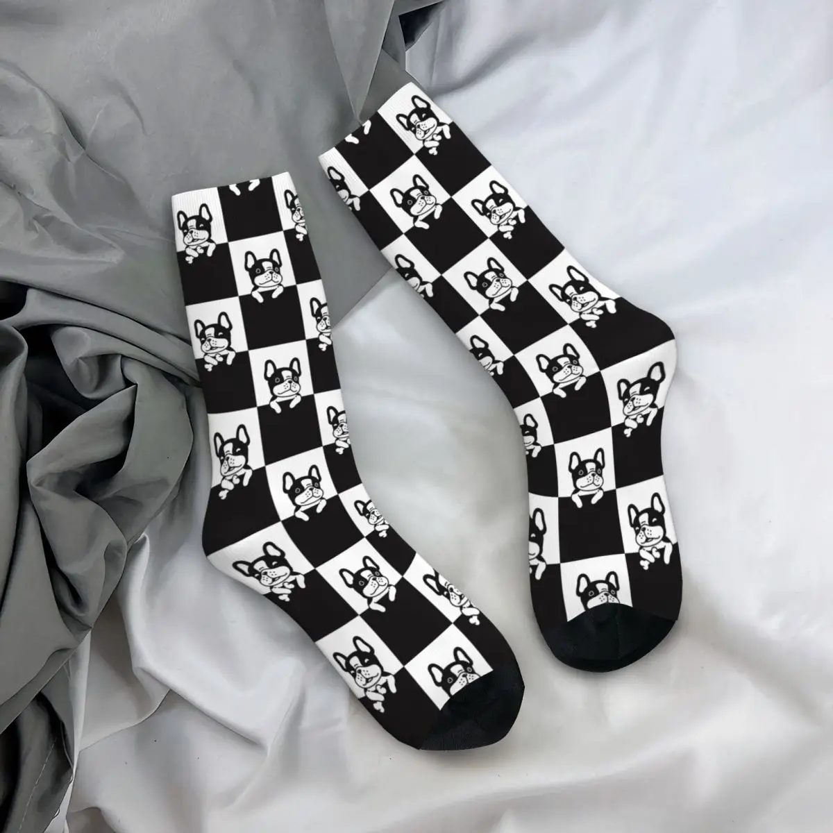 Pet Cat Dog French Bulldog Puppy Socks Calzini Da Uomo Divertenti Da Donna Happy Animal Hip Hop Primavera Estate Autunno Inverno Calzini Regali