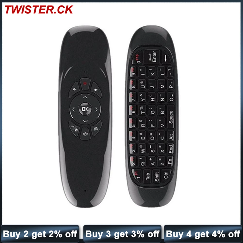 Fly Air Mouse Tastiera Wireless Remota Connessione 2.4Ghz Mouse Tastiera Ricaricabile G64 Per Android Tv Box/Pc