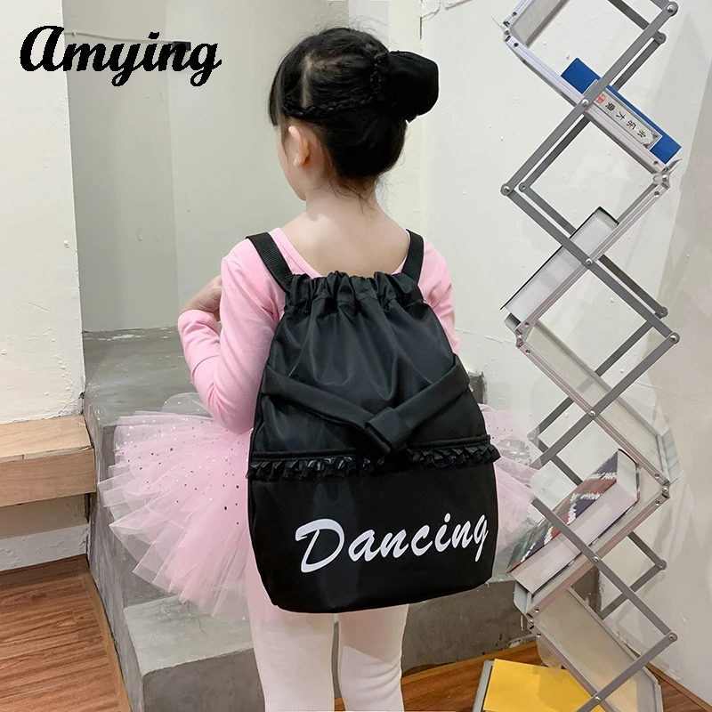 New Children School Bag Girls Dance Backpack Duffel Bags Children Ballet Dance Storage Bag Kids Latin Ballet Dance Bag 3