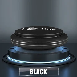 Luxurious Car Aromatherapy Rotating Air Freshener & Purifier (Sline - black)
