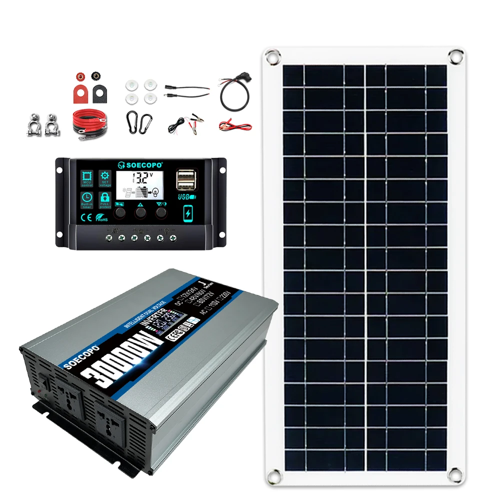 oversigt over solkit komponenter