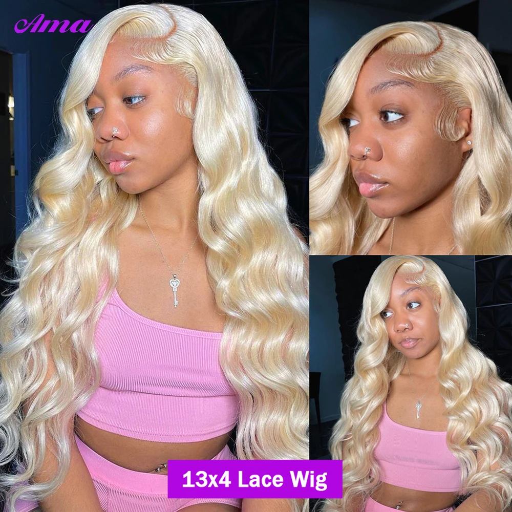 613 Lace Frontal Wig 13x6 13x4 Body Wave Lace Front Wig Pre Plucked 180 Density Blonde Front Human Hair human hair wig lace front wig human hair wigs front lace wig