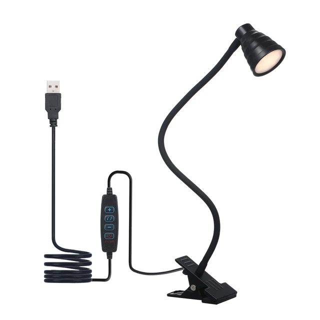 Lampe de table LED flexible avec protection des yeux, lampe de lecture USB,  lampes de bureau modernes, 5W - AliExpress