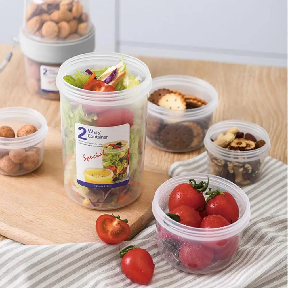 Portable Breakfast Cup Cereal Nut Yogurt Salad Cup Container - Temu