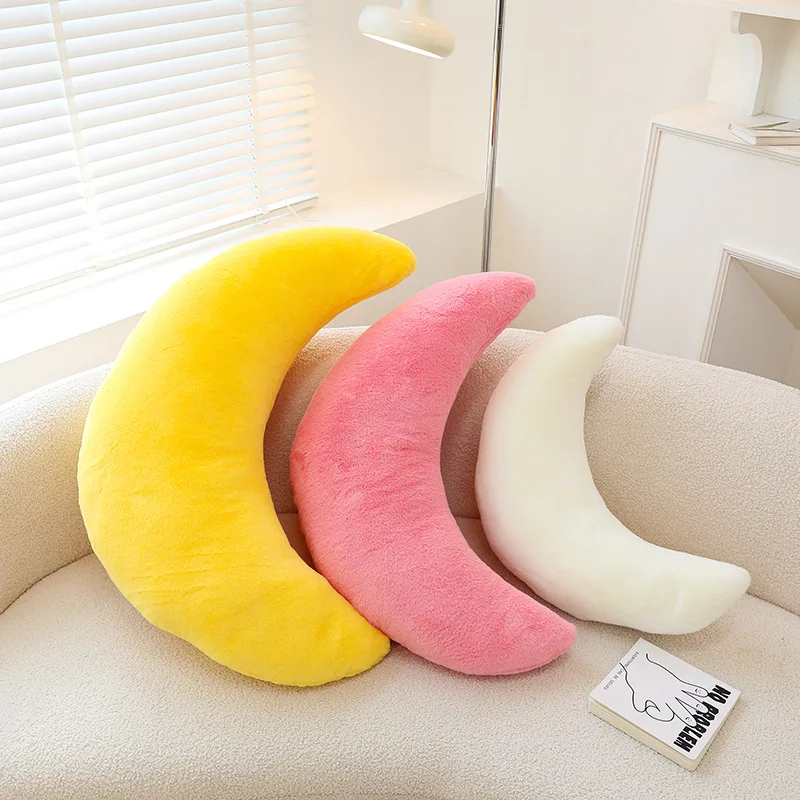 Cute Pillow Moon Sofa Pillow Cushion Bedroom Bed Girl Birthday Gift Plush Toy Doll Cojines Decorativos  Office Chair  Cushion 2