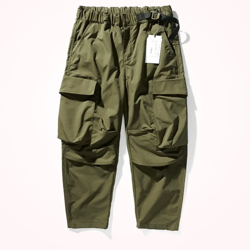 

Loose Straight Cargo Pants Men 's Fashion Japanese-Style Retro All -Matching Casual Multi-Pocket Wide Leg Daddy