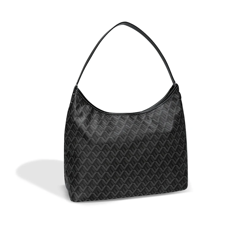 Real Leather tooth bag Women's bag goya Dog shoulder bag tote buns mother  bag single-sided shopping bag