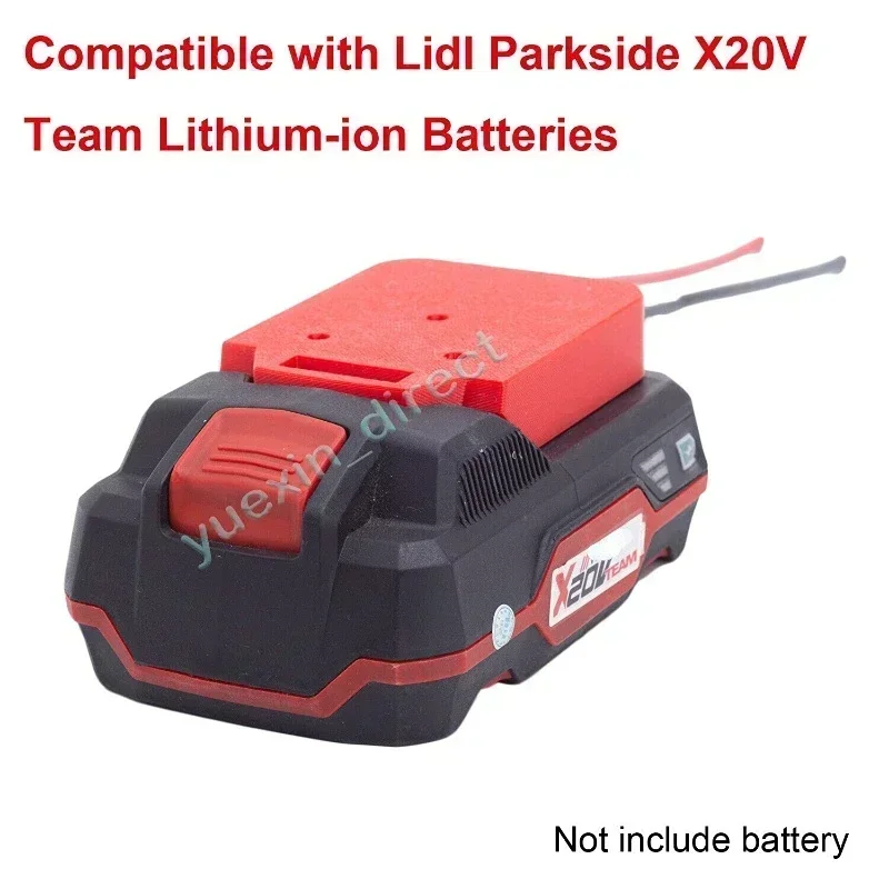 Battery DIY Adapter for Lidl Parkside X20V Team Lithium Battery 14AWG Wires (Batteries not included)