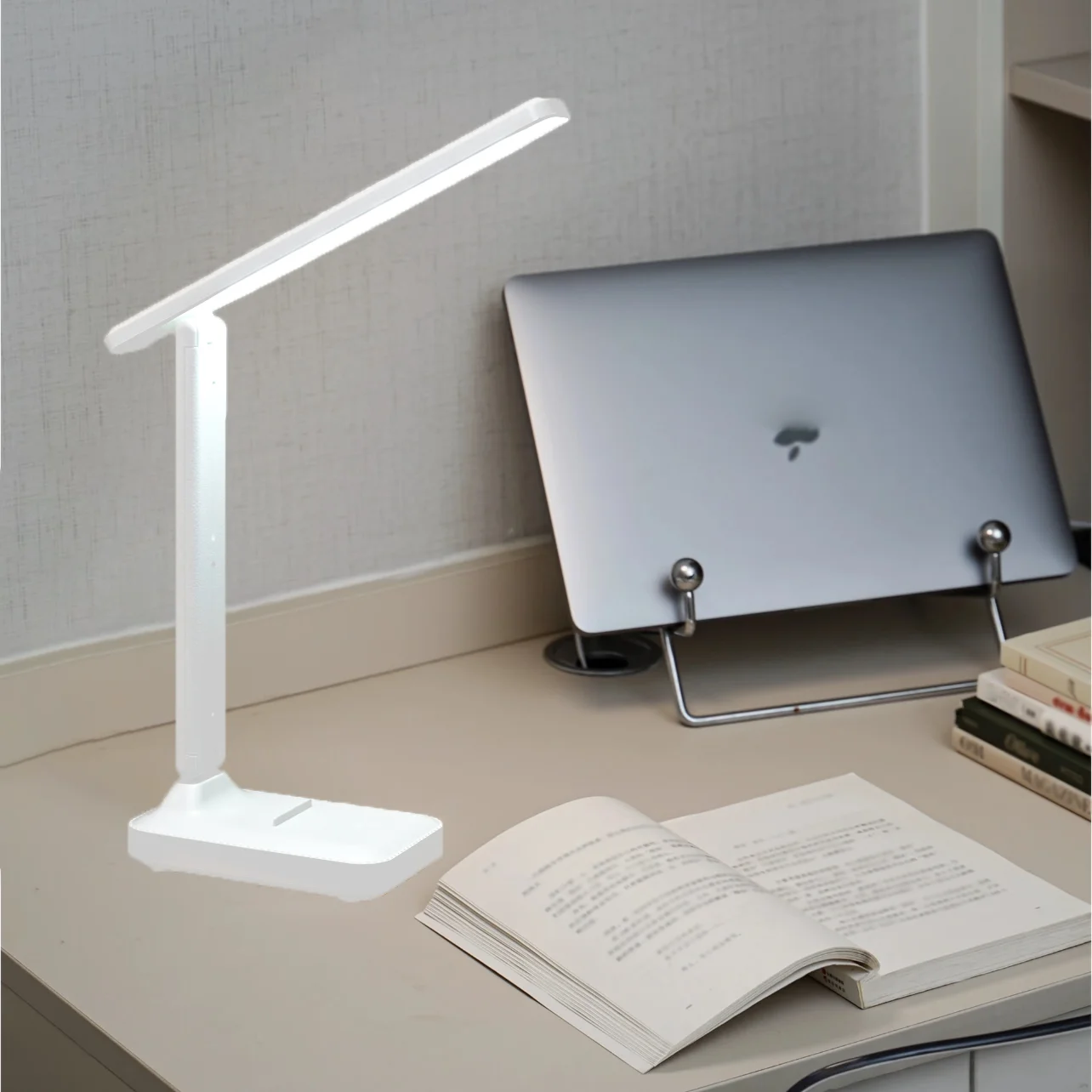 Dimmable Touch-Control Desk Lamp with Adjustable Brightness and Eye Protection
