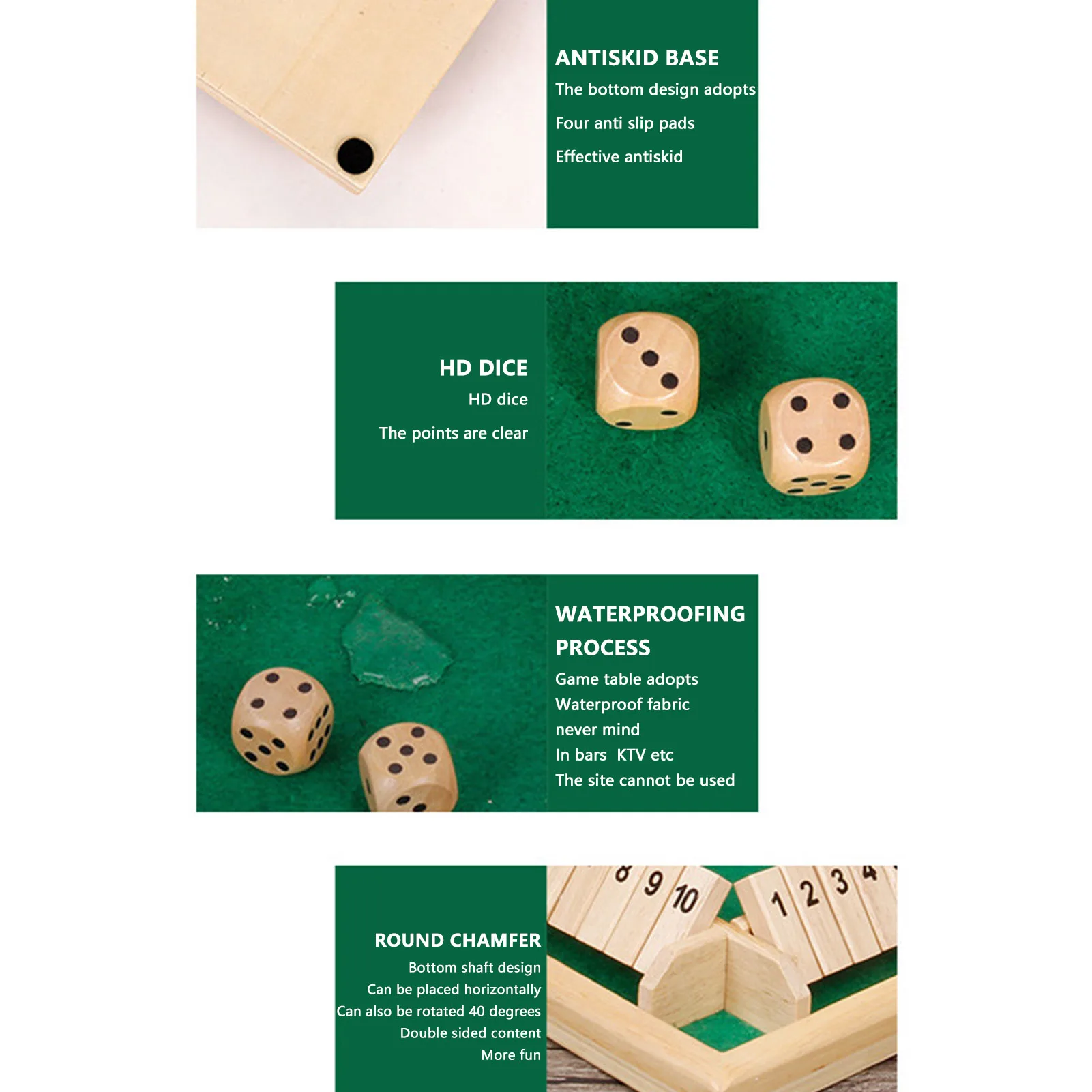 2〜4人用の木製ボードゲーム,1〜10の数字の木製ボードゲーム - AliExpress