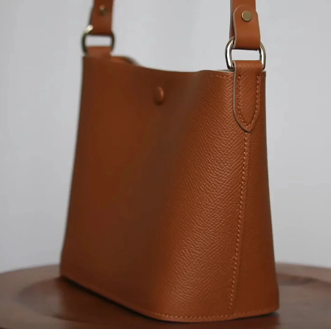 Leather Craft Template Sewing Template Kraft Paper Women Shoulder Bag Die Cutting Template 26x20x13cm