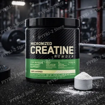 300g Creatine Monohydrate Powder Support Strength and Muscle Performance Unflavored with Water Shakes or Sports Beverages Usee 1