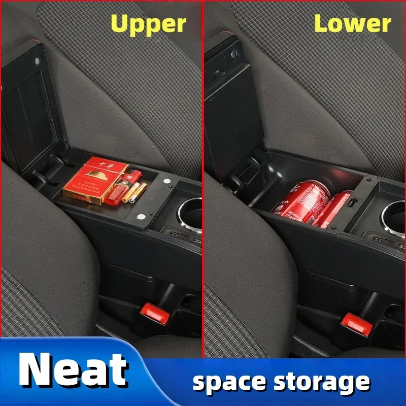 포드 포커스 2 mk2 20052011 차량용 팔걸이 박스(패스트 충전 컵홀더 포함) 2006 2007 2008 2009 2010 자동차 액세서리