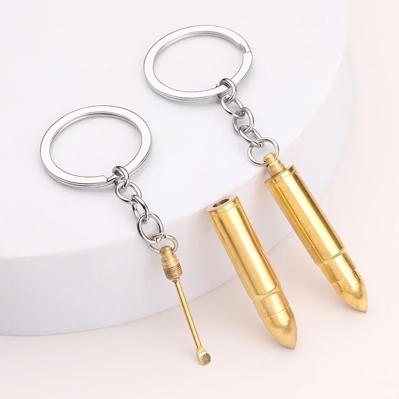 Portachiavi in ottone vintage CA219 con pendente ... - Alibaba