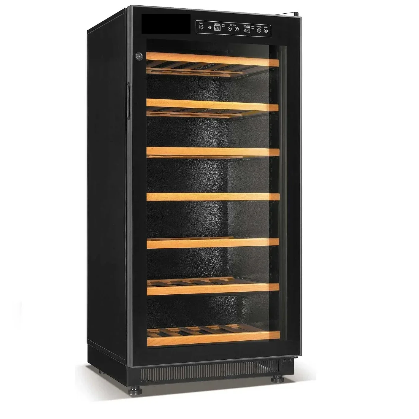 Supplier Commercial Wine Beverage Refrigerator Dual Zone Large Size Wine Cooler Cabinet For Sale