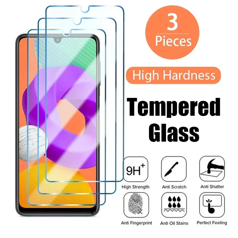 3Pcs Protective Glass for Samsung A13 A03 A33 A23 A52S A53 5G Screen Protector for Samsung A52 A12 A22 A72 A70 A51 A71 A21S A32