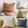 Thicken Cotton Linen Sofa Cushion Cover Decoration Throw Pillow Cover Waist Pillowcase Pillows for Sofa Bed Chair Couch Decor 1