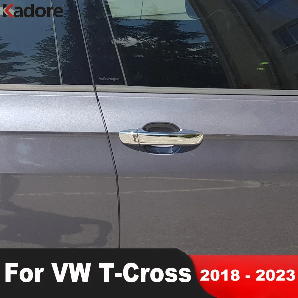 Mittelkonsole Dekor Für VW T-Cross - Silber Aufkleber 2018-2023