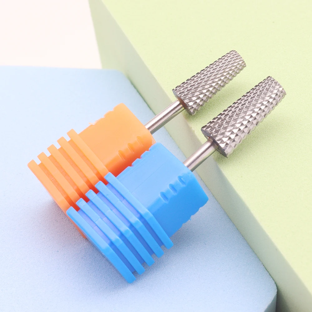 3/32인치 초경 텅스텐 네일 드릴 비트 - 매니큐어 및 젤에 안전하게 사용 가능