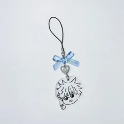 Charming Handmade Anime Duo Keychain Set (WHITE)