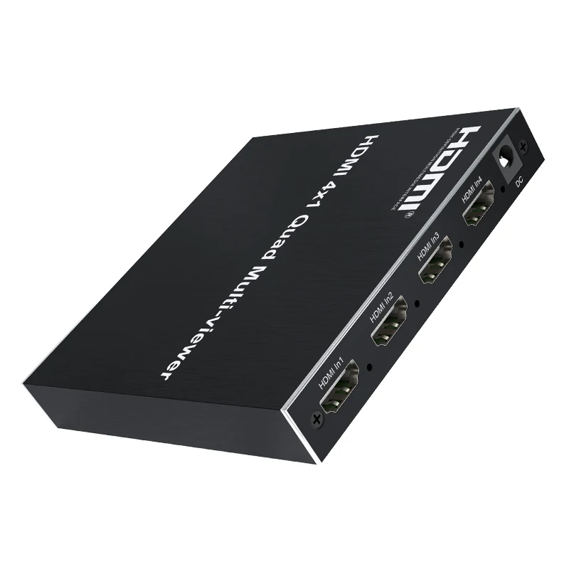 HDMI 4x1 Ƽ  ó 1080p ɸ  ũ ǽð Ƽ  й, IR  4  1 ƿ HDMI ġ 