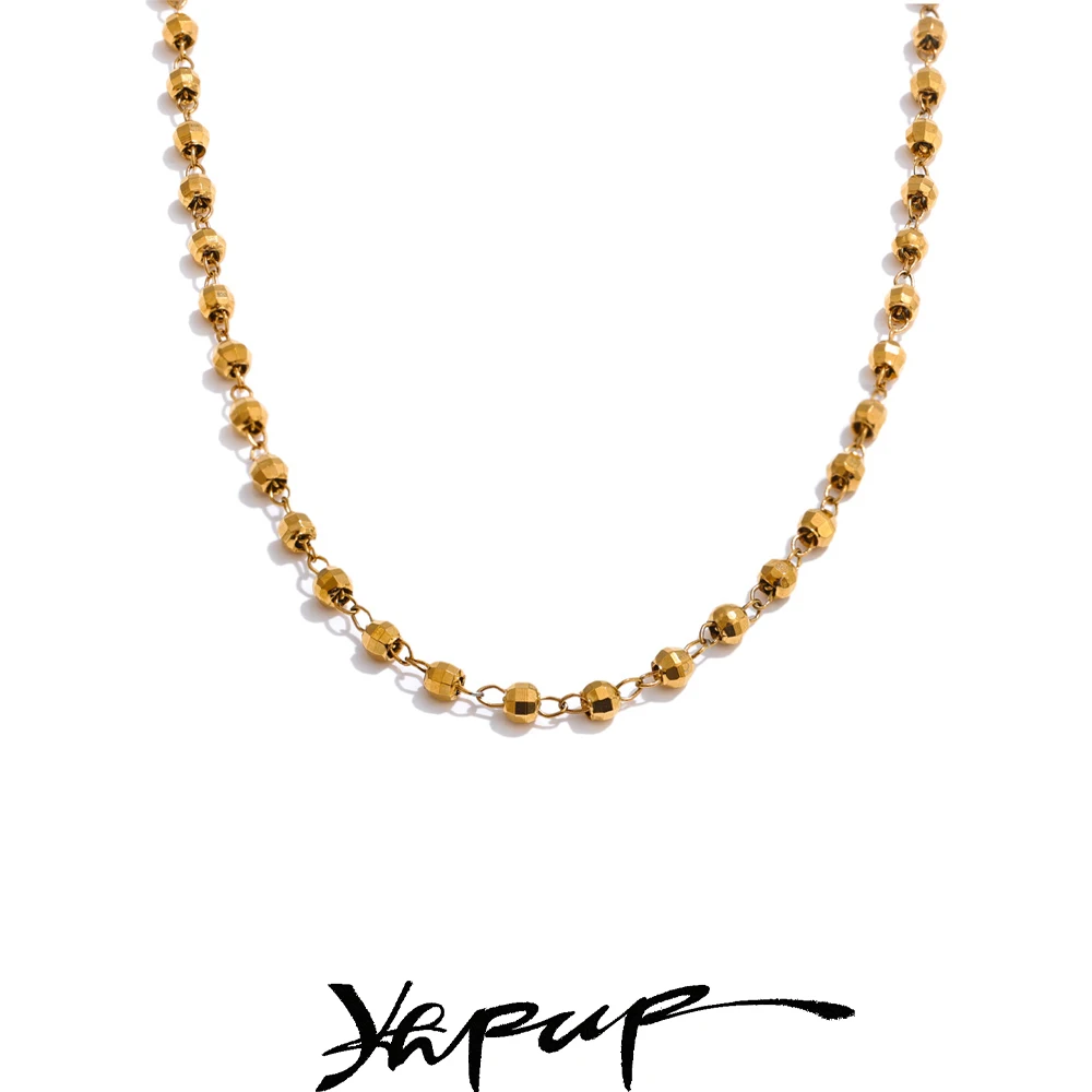 Yhpup Women Necklace 18K Gold Plated