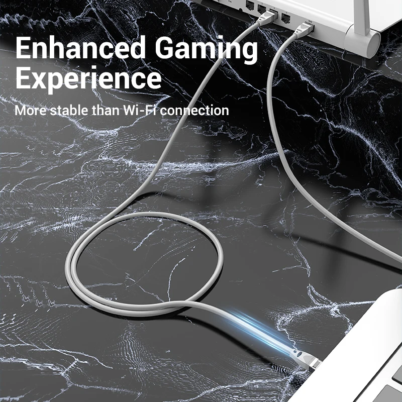 Vention Cat6A Ethernet Cable – 10Gbps Ultra-Fast LAN for Gaming & Streaming - Image 3