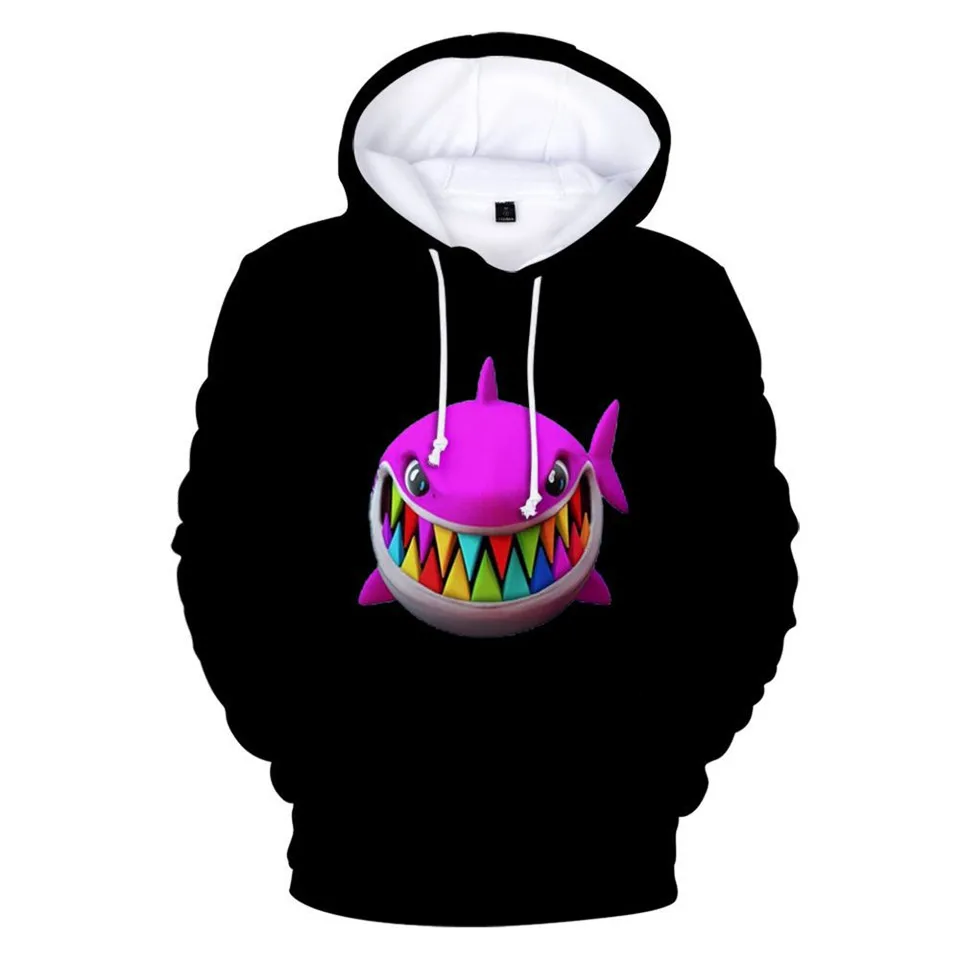 

Fashion Rainbow Shark 3D Hoodies Kids Men Women Pullover Hoodie Hoody Long Sleeve Sweatshirts Harajuku Jacket Streetwear Coat
