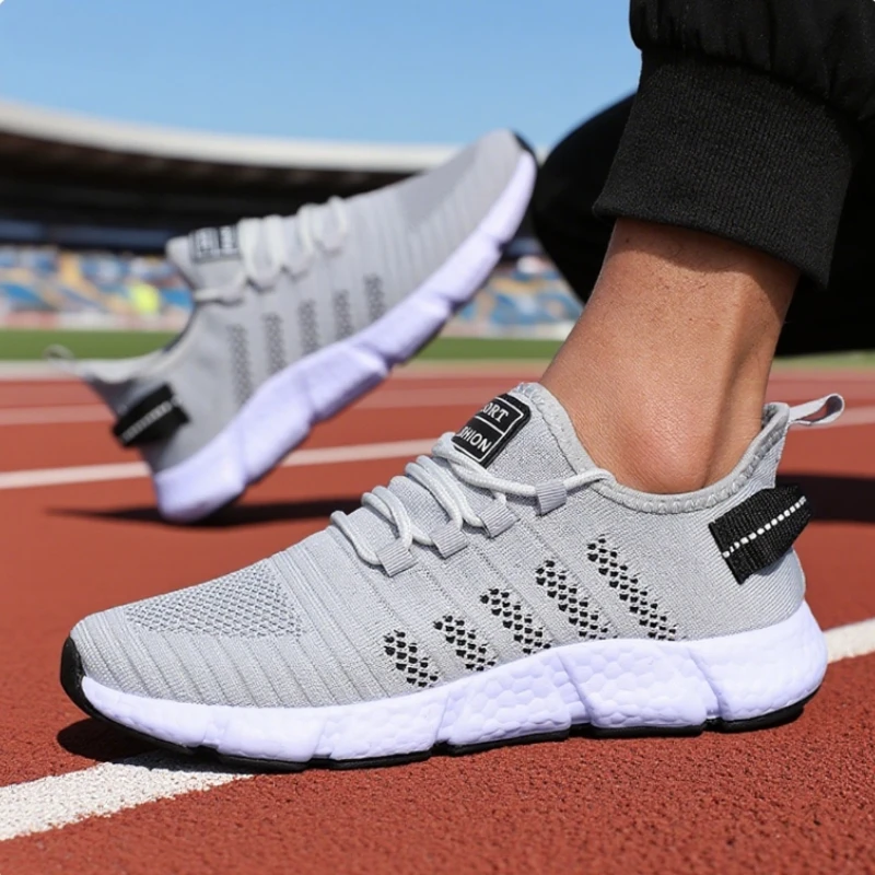 Men's Running Training Shoes Breathable Modern Classic Soft Bottom Sneakers New Outdoor Leisure Fitness Comfortable Men's Shoes