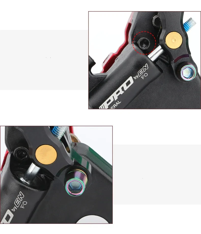 도로 유압 디스크 브레이크 세트 플랫 마운트 캘리퍼스 자전거 양측 기계 케이블 도로 자전거 브레이크 클램프