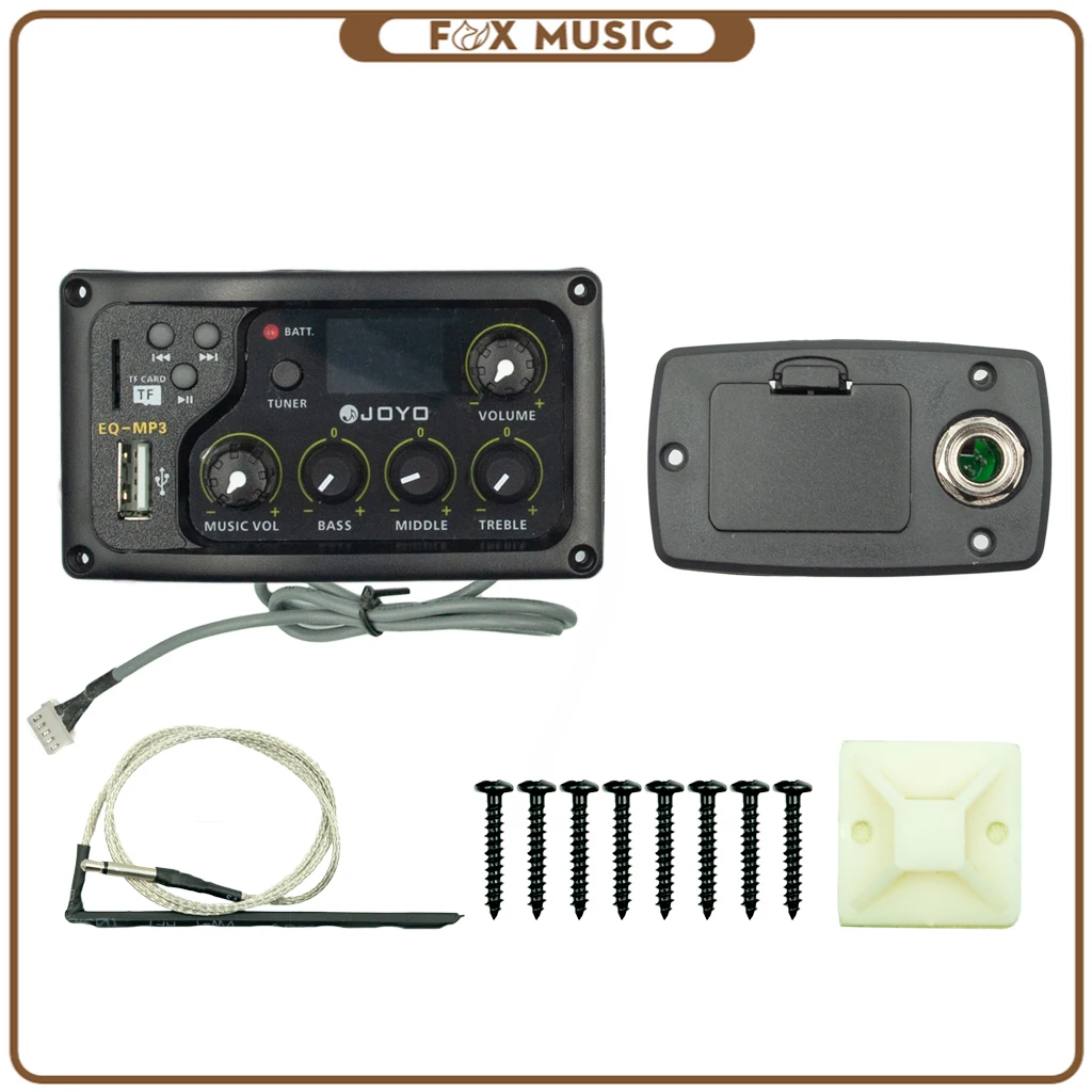 JOYO EQ MP3 LCD Digital 3 Band Equalizer Pickup Preamp EQ W/ Tuning