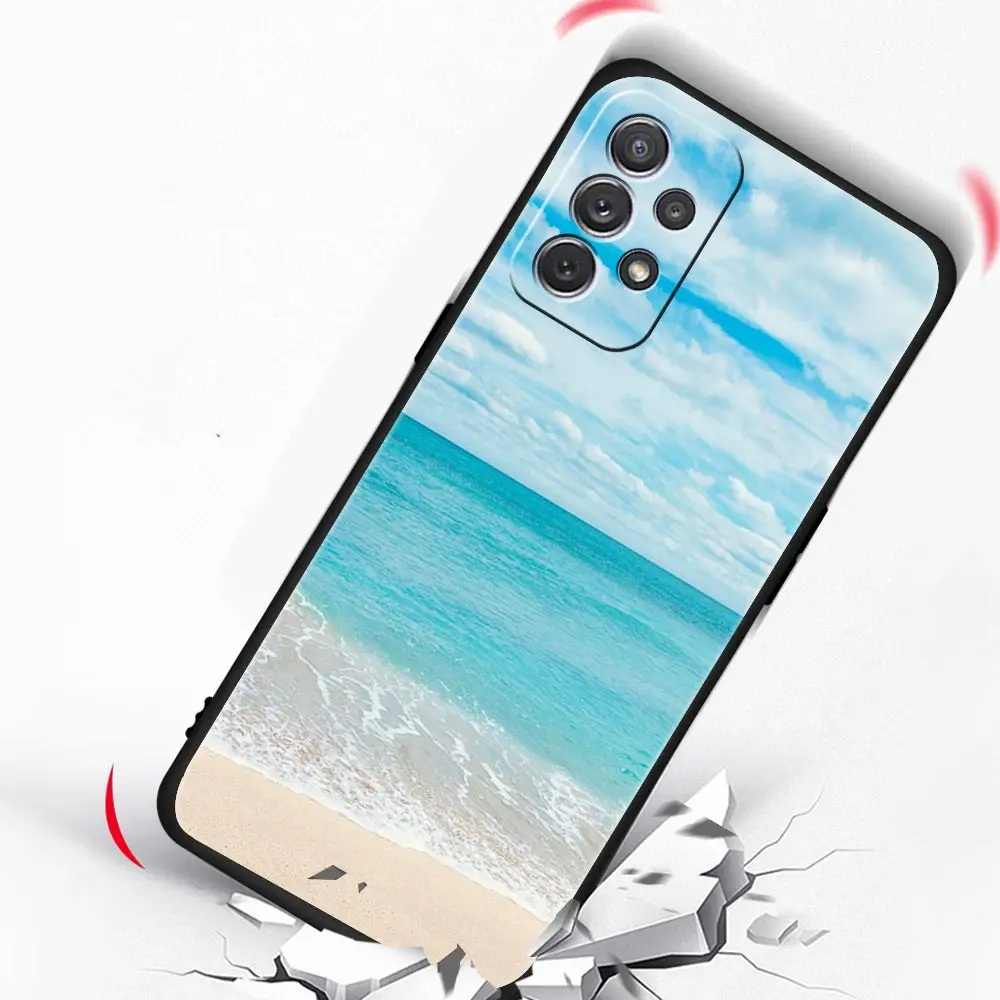 Sea Blue Sky Beach Design Phone Case