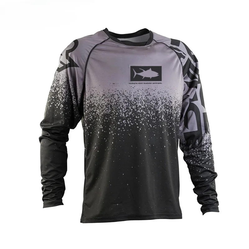 

Рубашка для рыбалки, летняя одежда с длинным рукавом, одежда для ловли рыбы, зеленая спортивная одежда, уличная куртка из джерси UPF 50