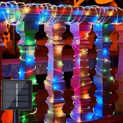 Solar - Powered Waterproof LED String Lights for Outdoor and Home Decoration (Multicolor)