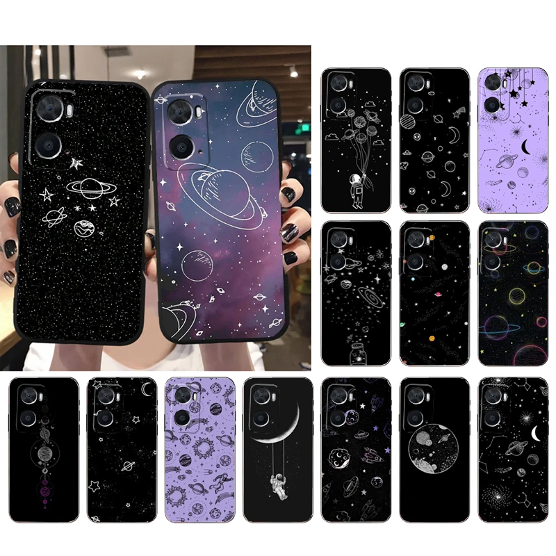 

Space Planet Moon Astronaut Case For OPPO Realme 10 Pro Plus GT 2 Pro X2 Pro XT C25S 8 7 6 Pro 6i GT Master C3 C21 X3 SuperZoom