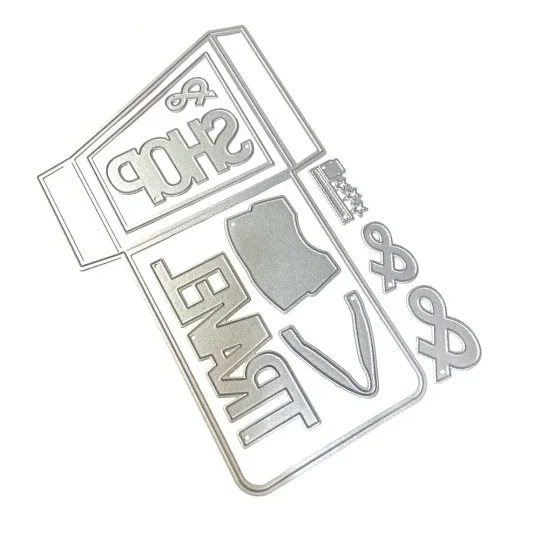 Alphabet Pattern Hot Foil Metal Cutting Dies Scrapbook Make Paper Card Album Diy Craft Template Decoration metal cutting die