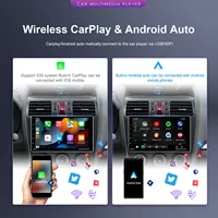 Autoradio Camecho 1 Din 2+64G Écran rotatif 9'' CarPlay sans fil Android Auto GPS Stéréo Bluetooth Wifi Lecteur multimédia 2